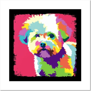 Bichon Frisé Pop Art - Dog Lover Gifts Posters and Art